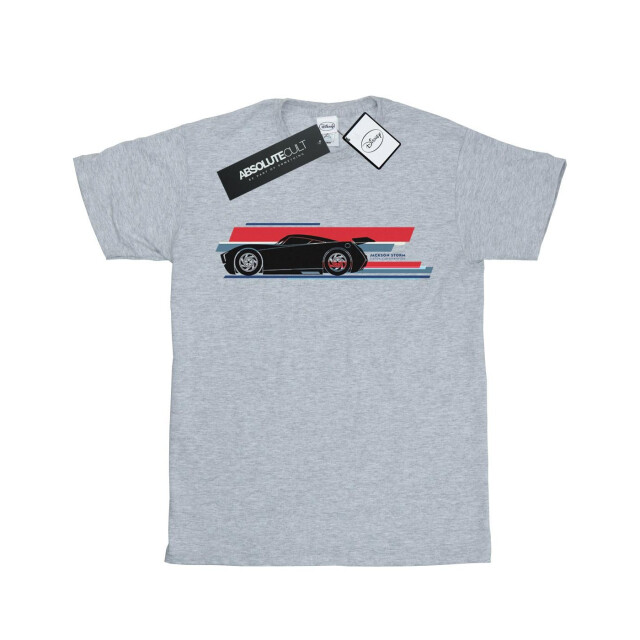 Li-cense Disney meisjes cars jackson storm strepen katoenen t-shirt UTBI12303_sportsgrey large
