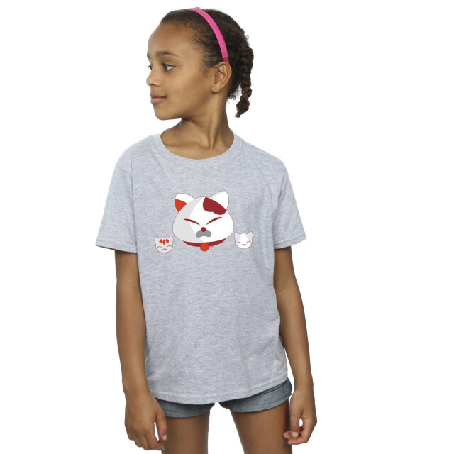 Li-cense Disney meisjes big hero 6 baymax kitten heads katoenen t-shirt UTBI12002_sportsgrey large