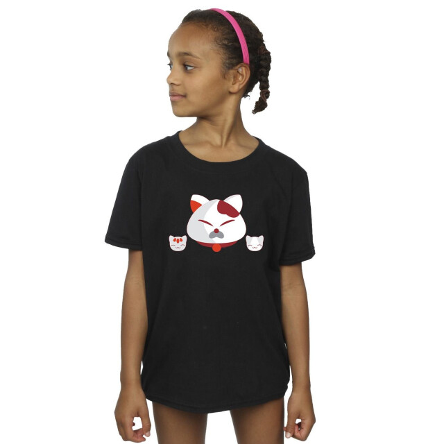 Li-cense Disney meisjes big hero 6 baymax kitten heads katoenen t-shirt UTBI12002_black large