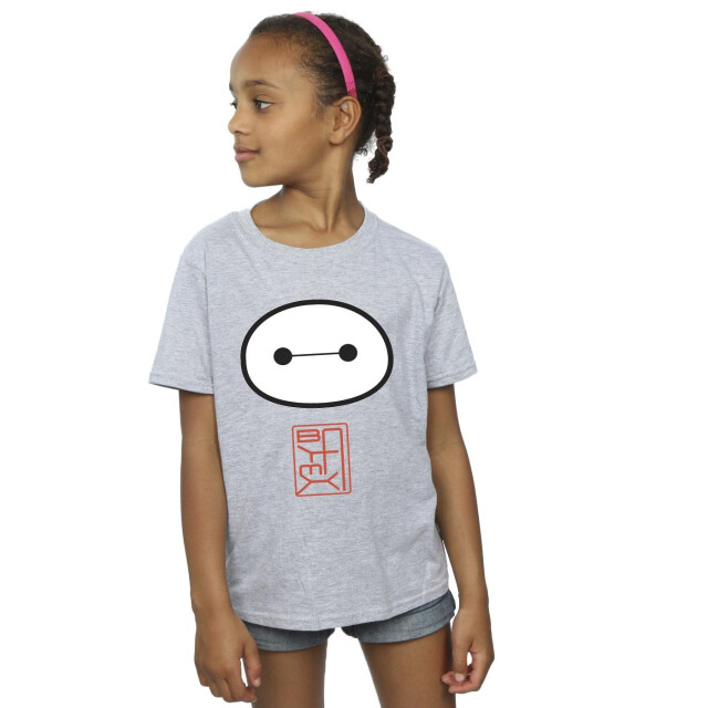 Li-cense Disney meisjes big hero 6 baymax icoon katoenen t-shirt UTBI11841_sportsgrey large