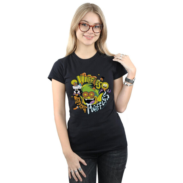 Li-cense Dc comics dames teen titans go waffle mania katoenen t-shirt UTBI44037_black large