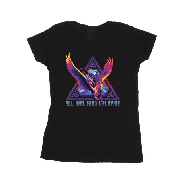 Li-cense Marvel dames thor liefde en donder valkyrie katoenen t-shirt UTBI43986_black large