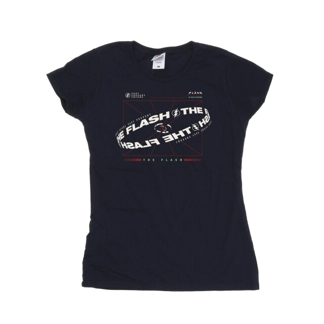 Li-cense Dc comics dames the flash graph katoenen t-shirt UTBI43918_navyblue large