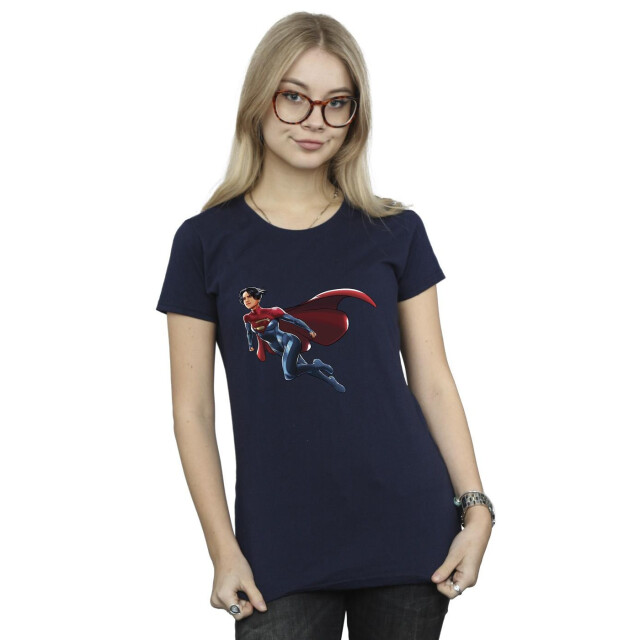 Li-cense Dc comics dames the flash supergirl katoenen t-shirt UTBI43919_navyblue large