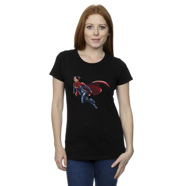 Li-cense Dc comics dames the flash supergirl katoenen t-shirt UTBI43919_black large