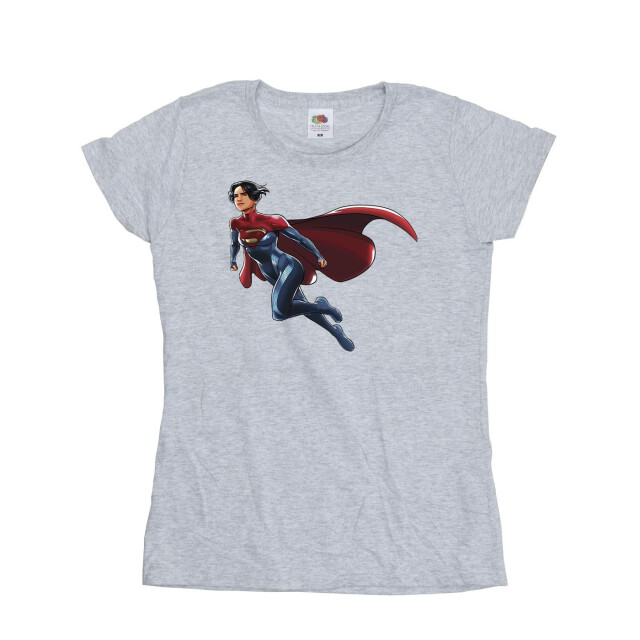 Li-cense Dc comics dames the flash supergirl katoenen t-shirt UTBI43919_sportsgrey large
