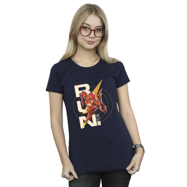 Li-cense Dc comics dames the flash run katoenen t-shirt UTBI43897_navyblue large