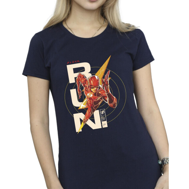 Li-cense Dc comics dames the flash run katoenen t-shirt UTBI43897_navyblue large