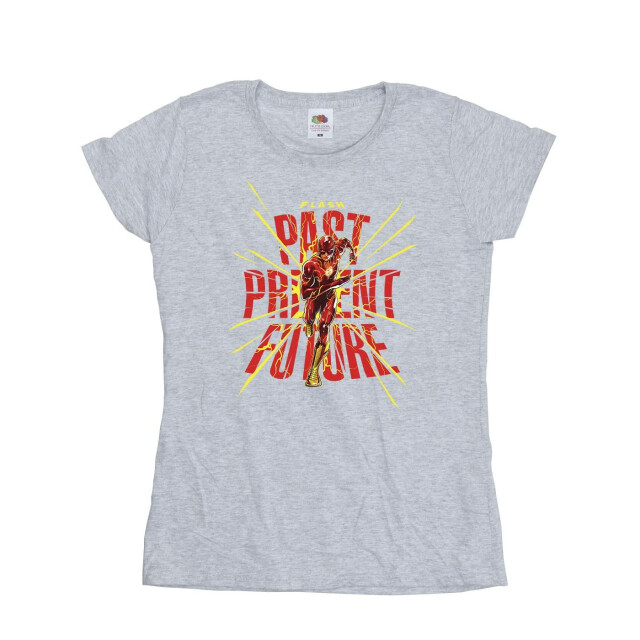 Li-cense Dc comics dames the flash verleden heden toekomst katoenen t-shirt UTBI43885_sportsgrey large