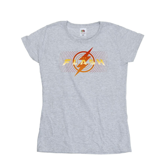 Li-cense Dc comics dames the flash red lightning katoenen t-shirt UTBI43908_sportsgrey large