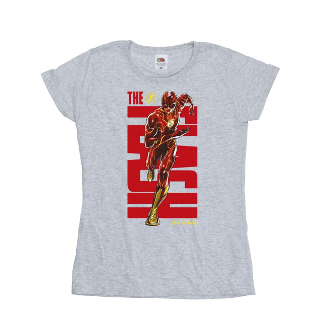Li-cense Dc comics dames the flash dash katoenen t-shirt UTBI43890_sportsgrey large