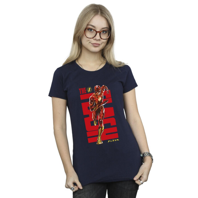 Li-cense Dc comics dames the flash dash katoenen t-shirt UTBI43890_navyblue large