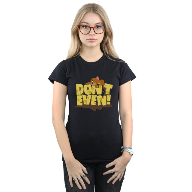 Li-cense Tom and jerry dames don't even katoenen t-shirt UTBI43692_black large