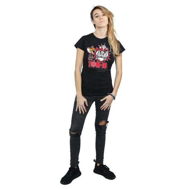Li-cense Tom and jerry dames tomic energy katoenen t-shirt UTBI43658_black large