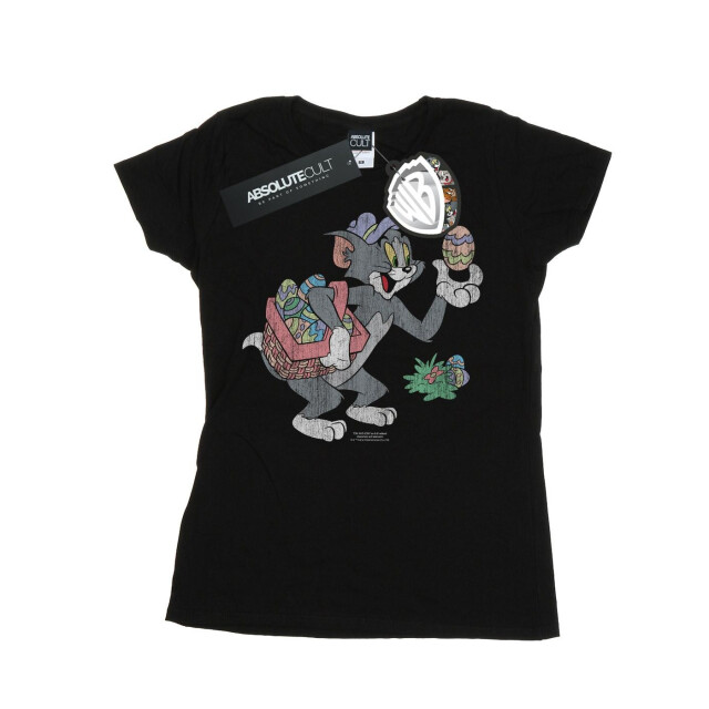 Li-cense Tom and jerry dames eierenjacht katoenen t-shirt UTBI43682_black large