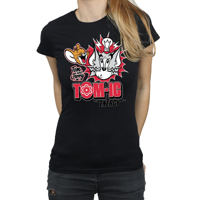 Li-cense Tom and jerry dames tomic energy katoenen t-shirt UTBI43658_black large