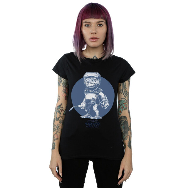 Li-cense Star wars dames the rise of skywalker babu frik mono katoenen t-shirt UTBI43612_black large