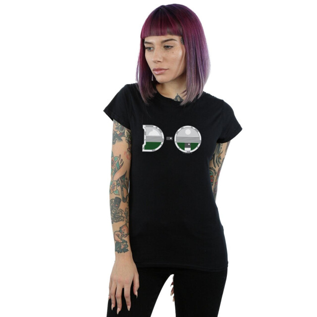 Li-cense Star wars dames the rise of skywalker d-o logo katoenen t-shirt UTBI43589_black large
