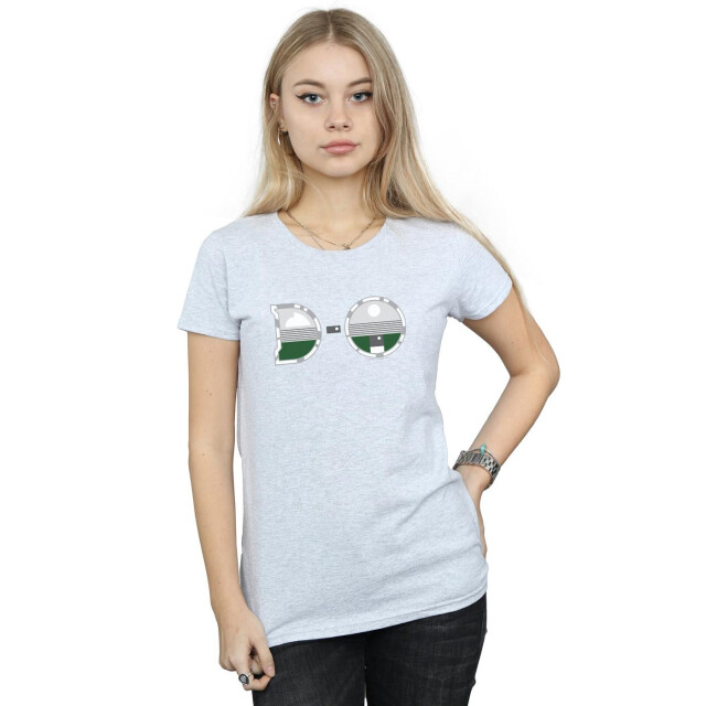 Li-cense Star wars dames the rise of skywalker d-o logo katoenen t-shirt UTBI43589_sportsgrey large