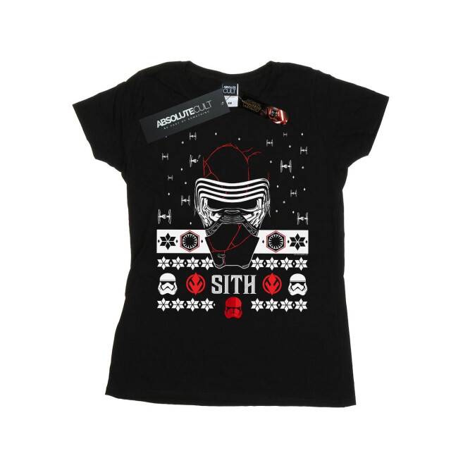 Li-cense Star wars dames the rise of skywalker kerstmis sith katoenen t-shirt UTBI43591_black large