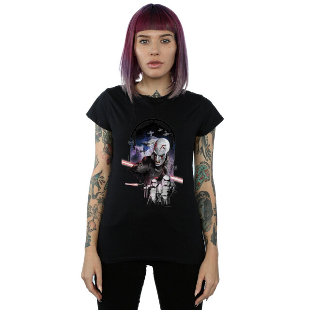 Li-cense Star wars dames rebels de groot-inquisiteur katoenen t-shirt UTBI43525_black large