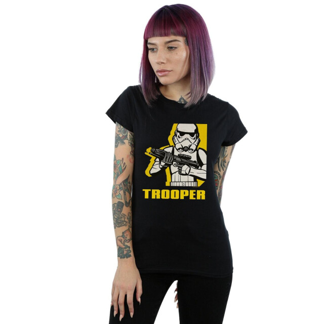 Li-cense Star wars dames rebels trooper katoenen t-shirt UTBI43526_black large