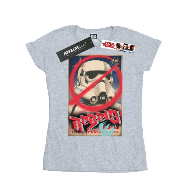 Li-cense Star wars dames rebels poster katoenen t-shirt UTBI43513_sportsgrey large
