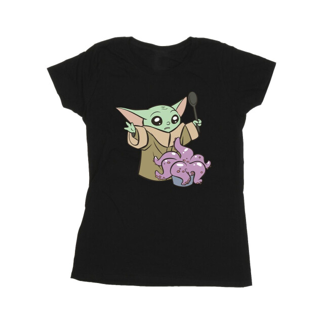Li-cense Star wars dames the mandalorian spooky kook katoenen t-shirt UTBI43432_black large