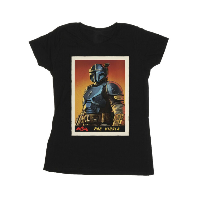Li-cense Star wars dames the mandalorian paz vizla kaart katoenen t-shirt UTBI43368_black large