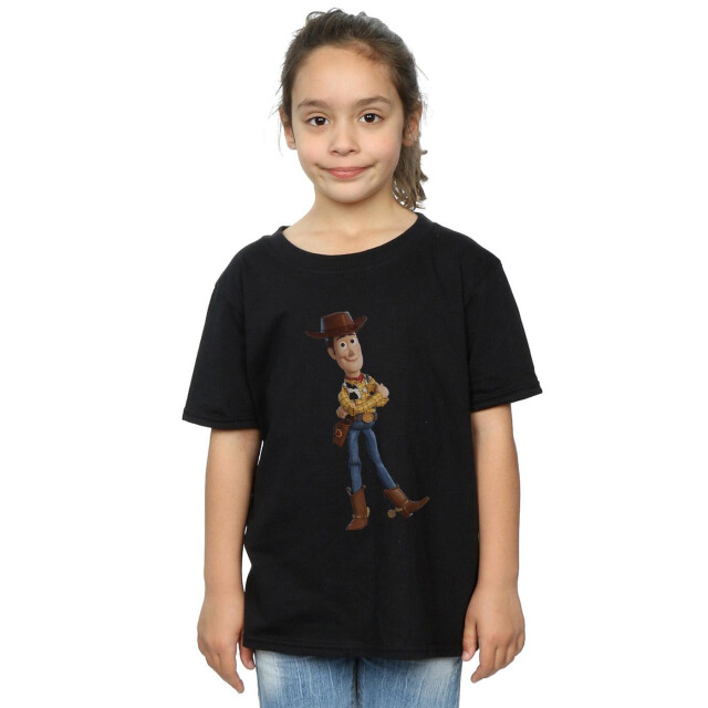 Li-cense Disney meisjes toy story 4 sherrif woody katoenen t-shirt UTBI41643_black large