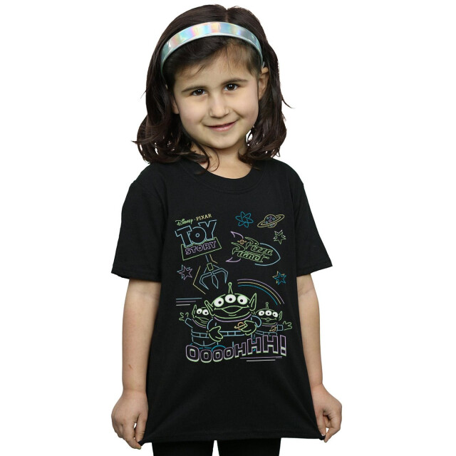 Li-cense Disney meisjes toy story neon klein groen mannen katoenen t-shirt UTBI41735_black large