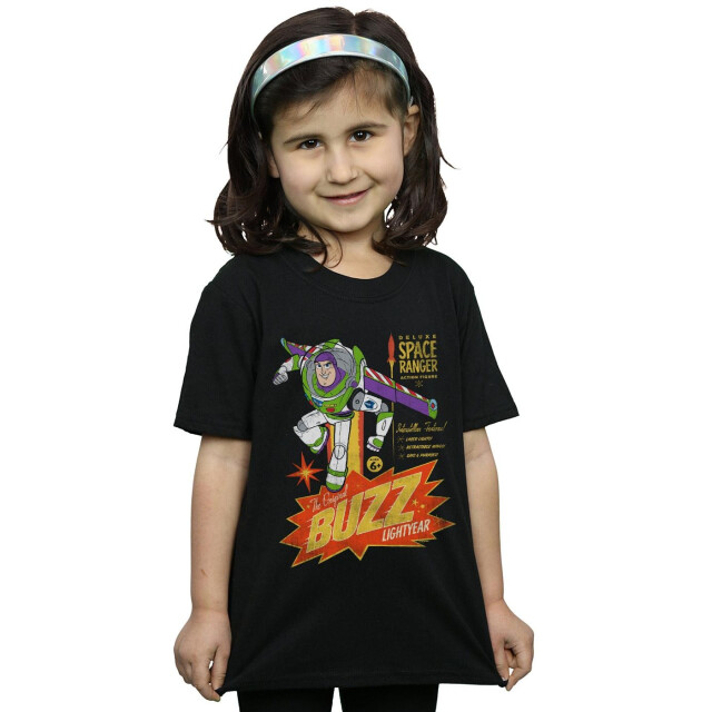 Li-cense Disney meisjes toy story 4 the original buzz lightyear katoenen t-shirt UTBI41718_black large