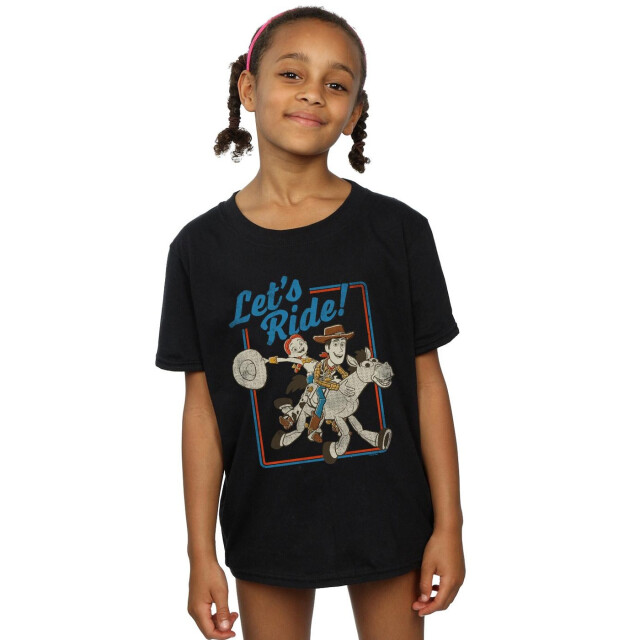 Li-cense Disney meisjes toy story 4 let´s ride katoenen t-shirt UTBI41683_black large