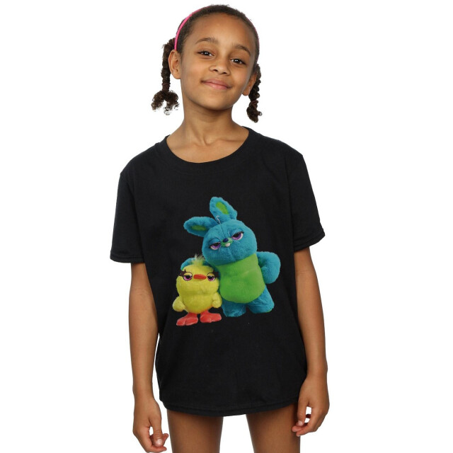 Li-cense Disney meisjes toy story 4 eendje en konijntje katoenen t-shirt UTBI41644_black large