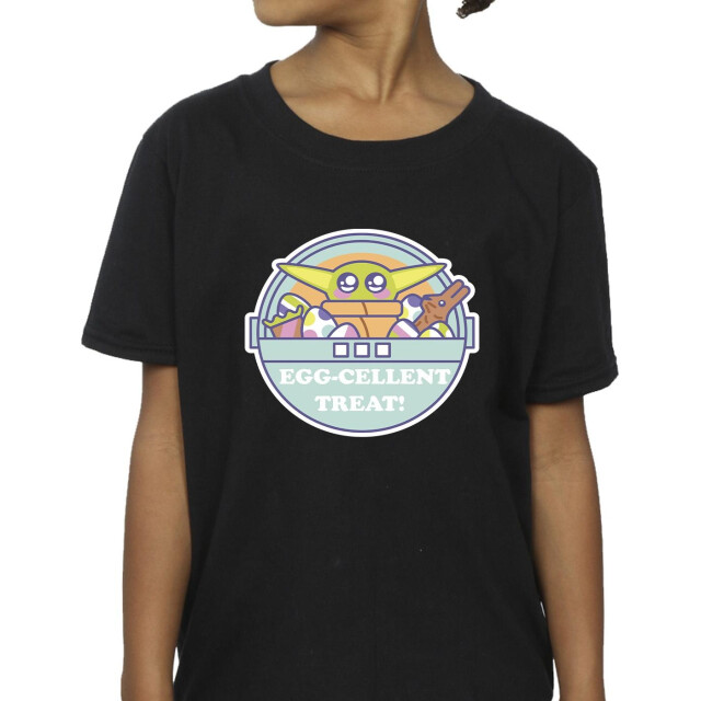 Li-cense Star wars meisjes the mandalorian eggcellent pasen t-shirt katoen UTBI39886_black large