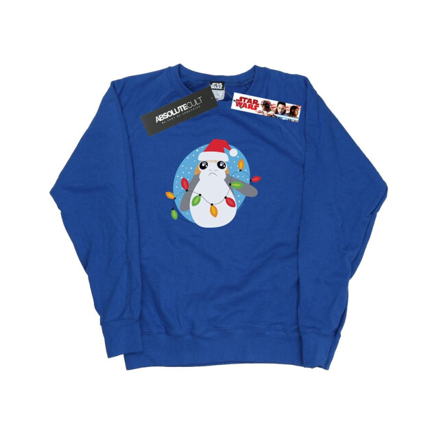 Li-cense Star wars dames the last jedi porg kerstverlichting sweatshirt UTBI38570_royalblue large