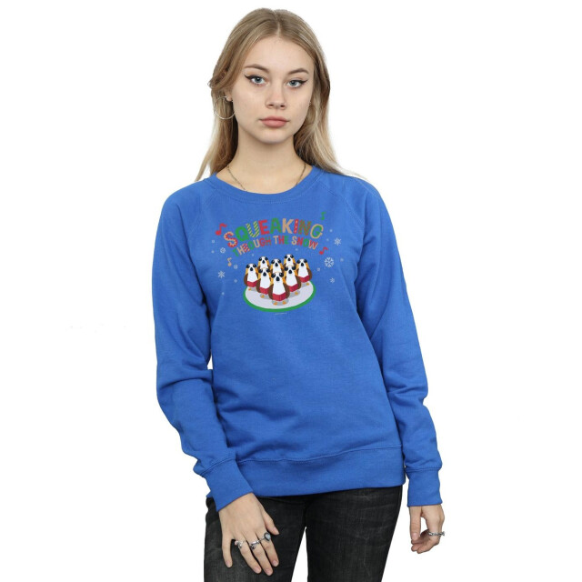 Li-cense Star wars dames the last jedi porgs piepend door de sneeuw sweatshirt UTBI38589_royalblue large