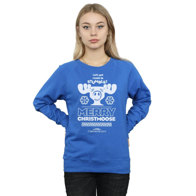 Li-cense National lampoon´s christmas vacation dames vrolijk kerstmis sweatshirt UTBI9725_royalblue large