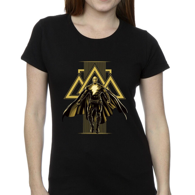 Li-cense Dc comics dames adam rising gouden symbolen katoenen t-shirt UTBI9958_black large
