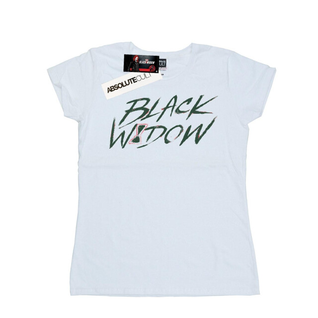 Li-cense Marvel dames black widow movie alt logo katoenen t-shirt UTBI9993_white large