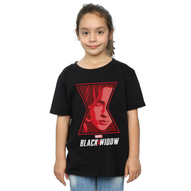 Li-cense Marvel meisjes black widow movie logo window katoenen t-shirt UTBI8833_black large