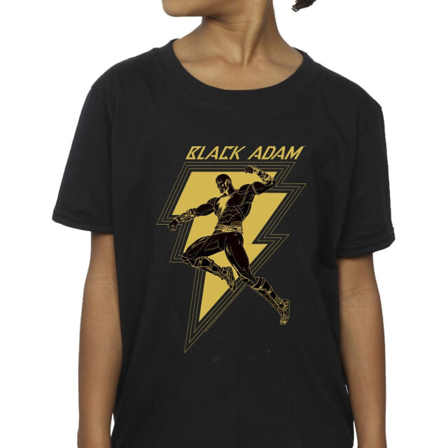 Li-cense Dc comics meisjes adam gouden bout borst katoenen t-shirt UTBI8795_black large
