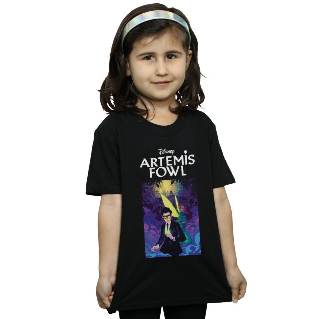 Li-cense Disney meisjes artemis fowl boekomslag katoenen t-shirt UTBI7643_black large
