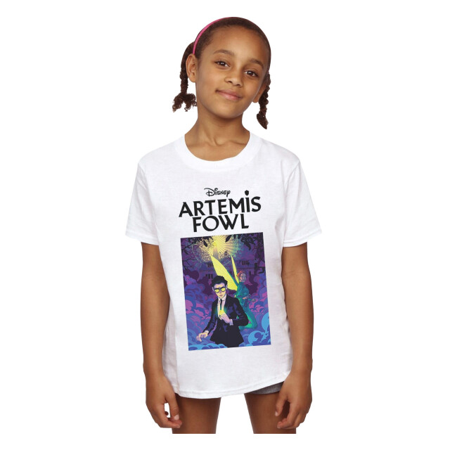 Li-cense Disney meisjes artemis fowl boekomslag katoenen t-shirt UTBI7643_white large