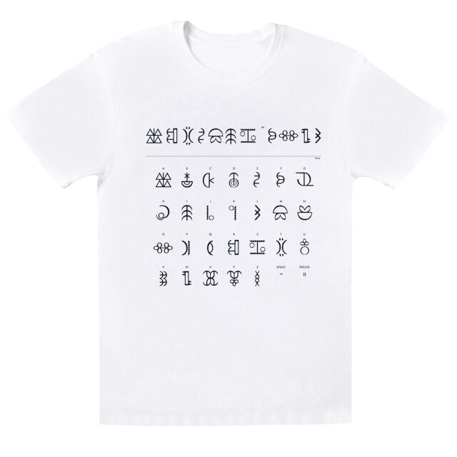 Li-cense Disney meisjes artemis fowl gnommish alfabet katoenen t-shirt UTBI7614_white large
