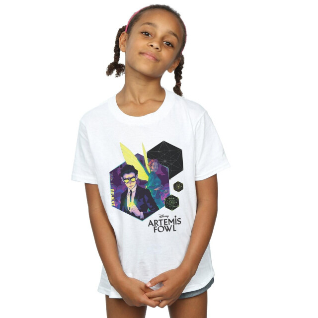 Li-cense Disney meisjes artemis fowl tijd om te geloven katoenen t-shirt UTBI7610_white large