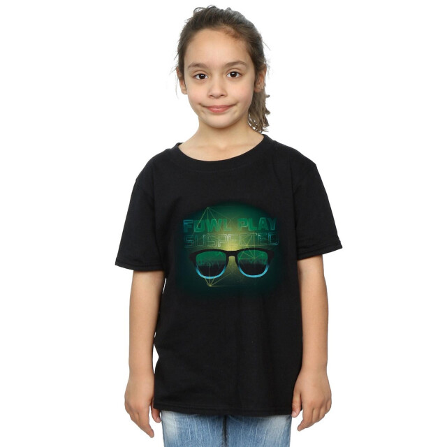 Li-cense Disney meisjes artemis fowl spel verdacht katoenen t-shirt UTBI7612_black large