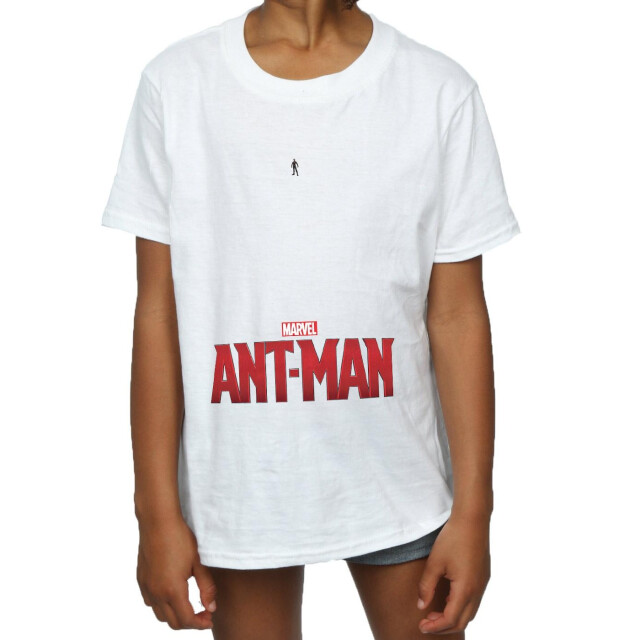 Li-cense Marvel meisjes ant-man ant sized logo katoenen t-shirt UTBI6786_white large