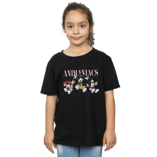 Li-cense Animaniacs meisjes groepssprong katoen t-shirt UTBI6434_black large