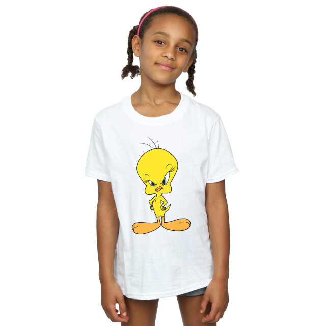 Li-cense Looney tunes meisjes boos tweety katoenen t-shirt UTBI635_white large